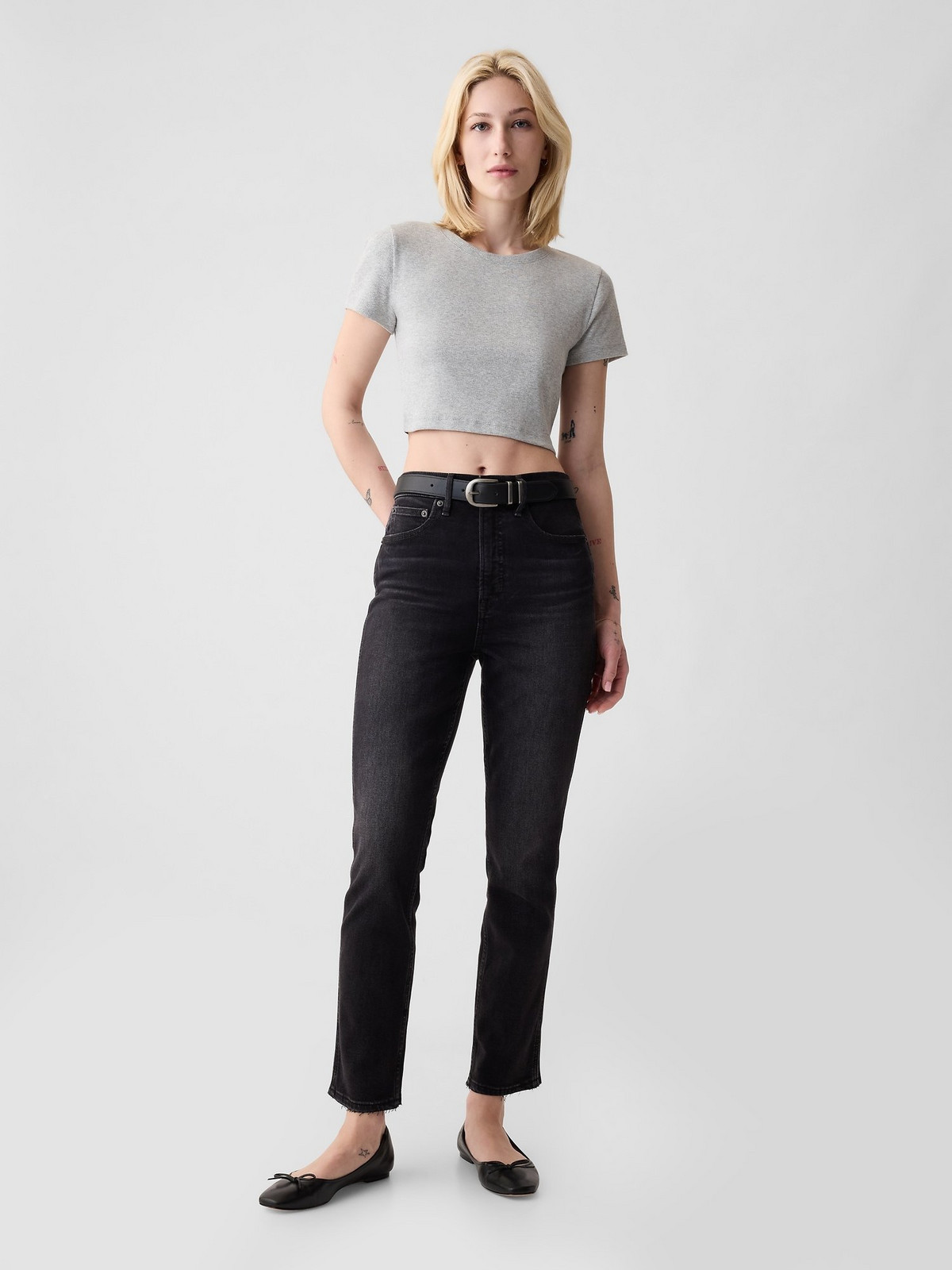 GAP Jeans high rise cigarette with secret smoothing pockets - Women
