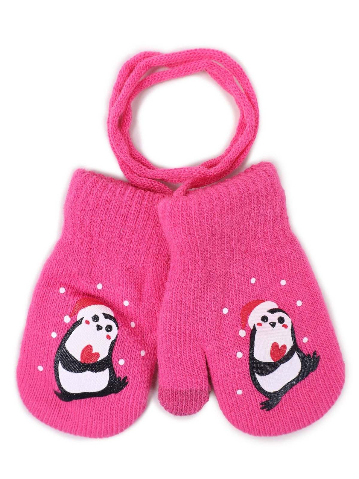Yoclub Kids's Gloves RED-0107G-A210-001