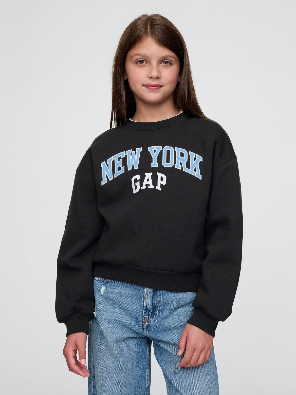 GAP Children's oversize sweatshirt with logo - Girls