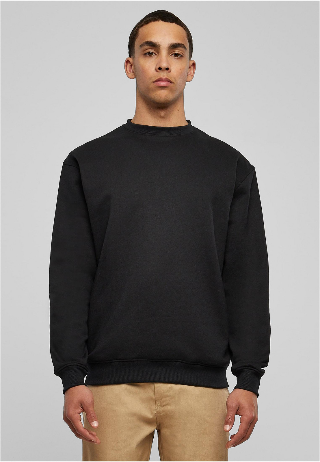 Sweatshirt with neckline black