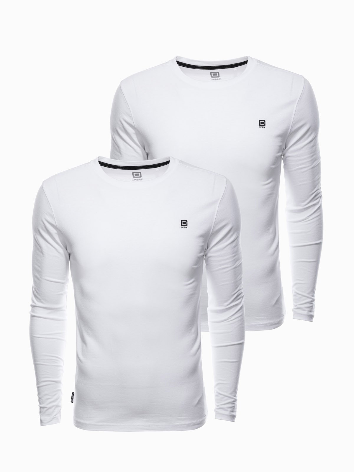 Ombre Men's longsleeve set with elastane - MIX 2