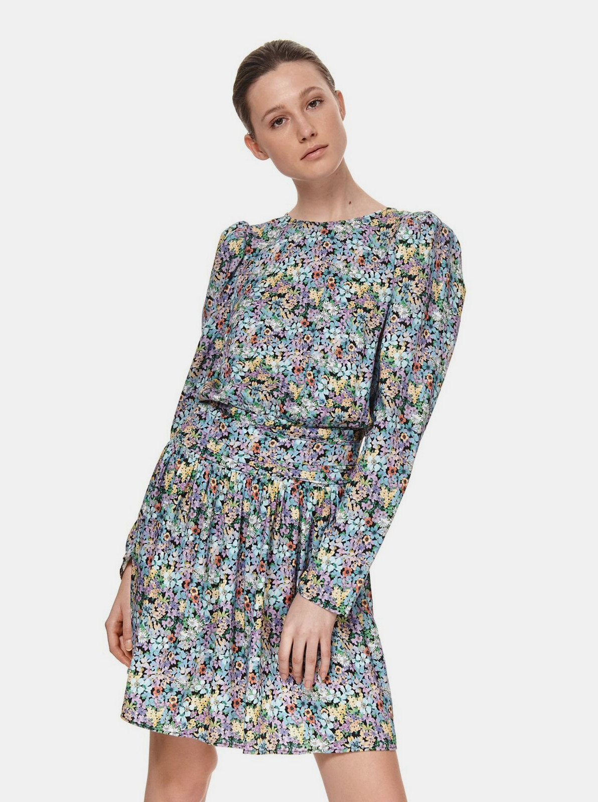 Light blue floral dress TOP SECRET - Women