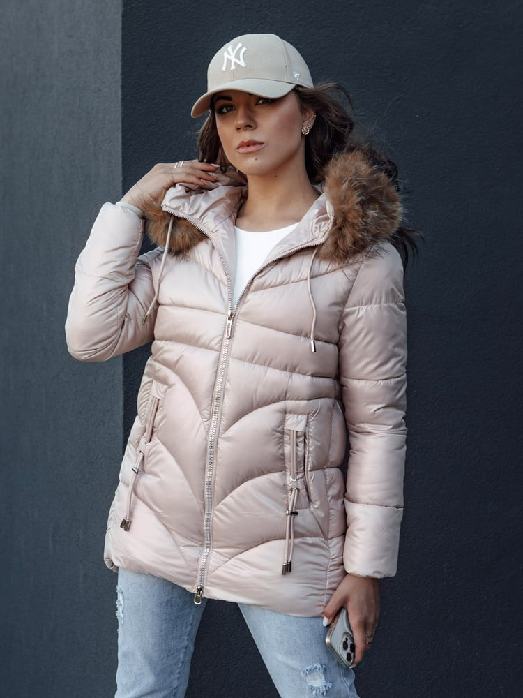 Kurtka damska zimowa WINTERCHIC różowa Dstreet
