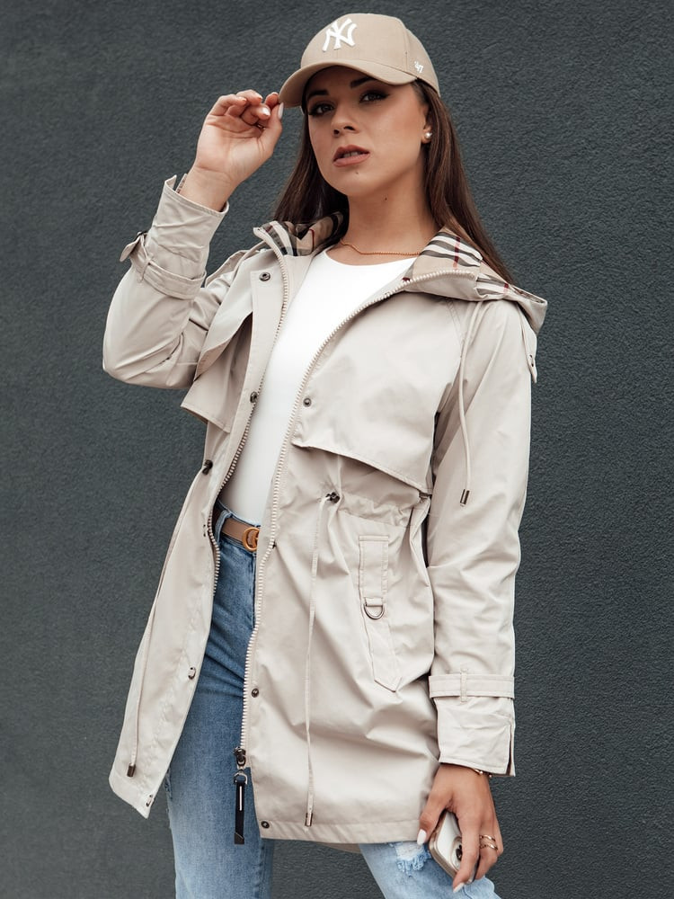Kurtka damska parka FASHLOVE szara Dstreet