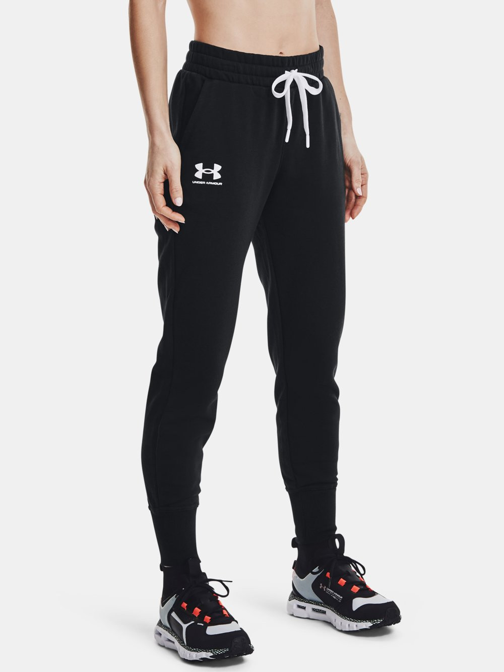 Under Armour Sweatpants Rival Fleece Joggers-BLK - Women