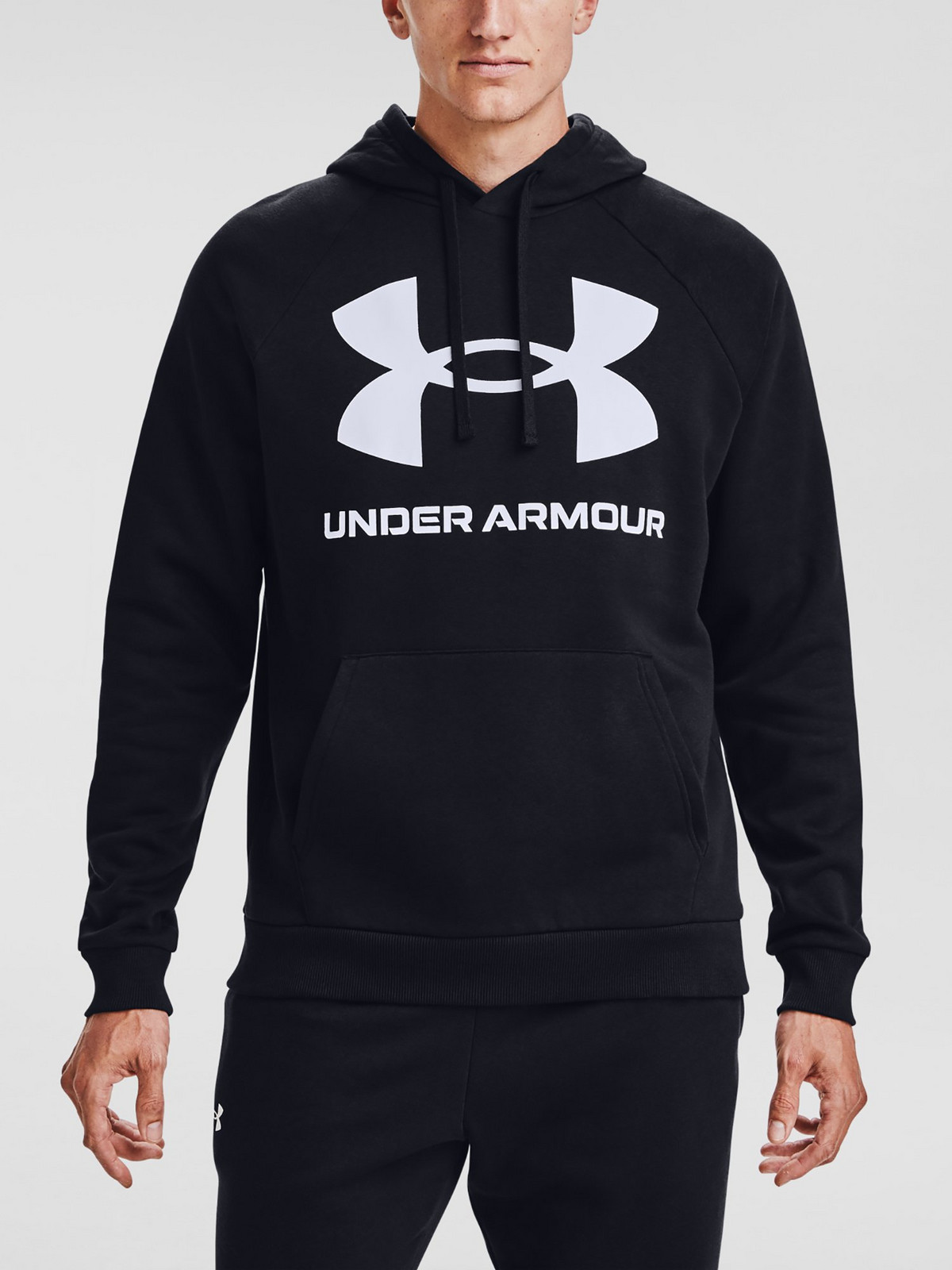 Under Armour Sweatshirt UA Rival Fleece Big Logo HD-BLK - Men