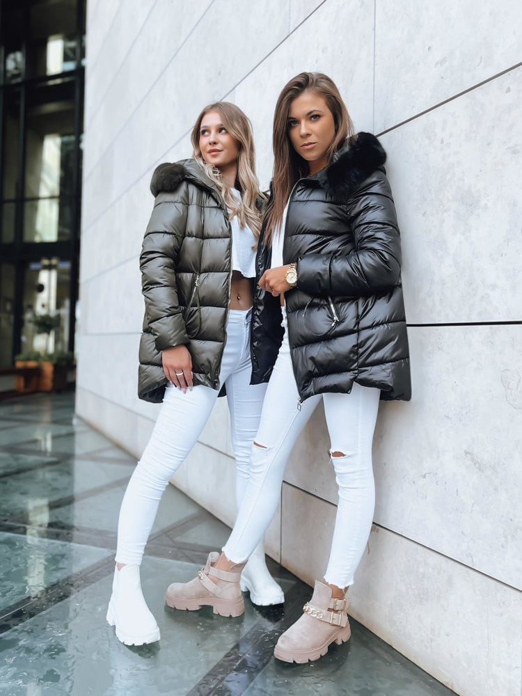 Dámska zimná bunda AMBERGLOW Farba zelená DSTREET