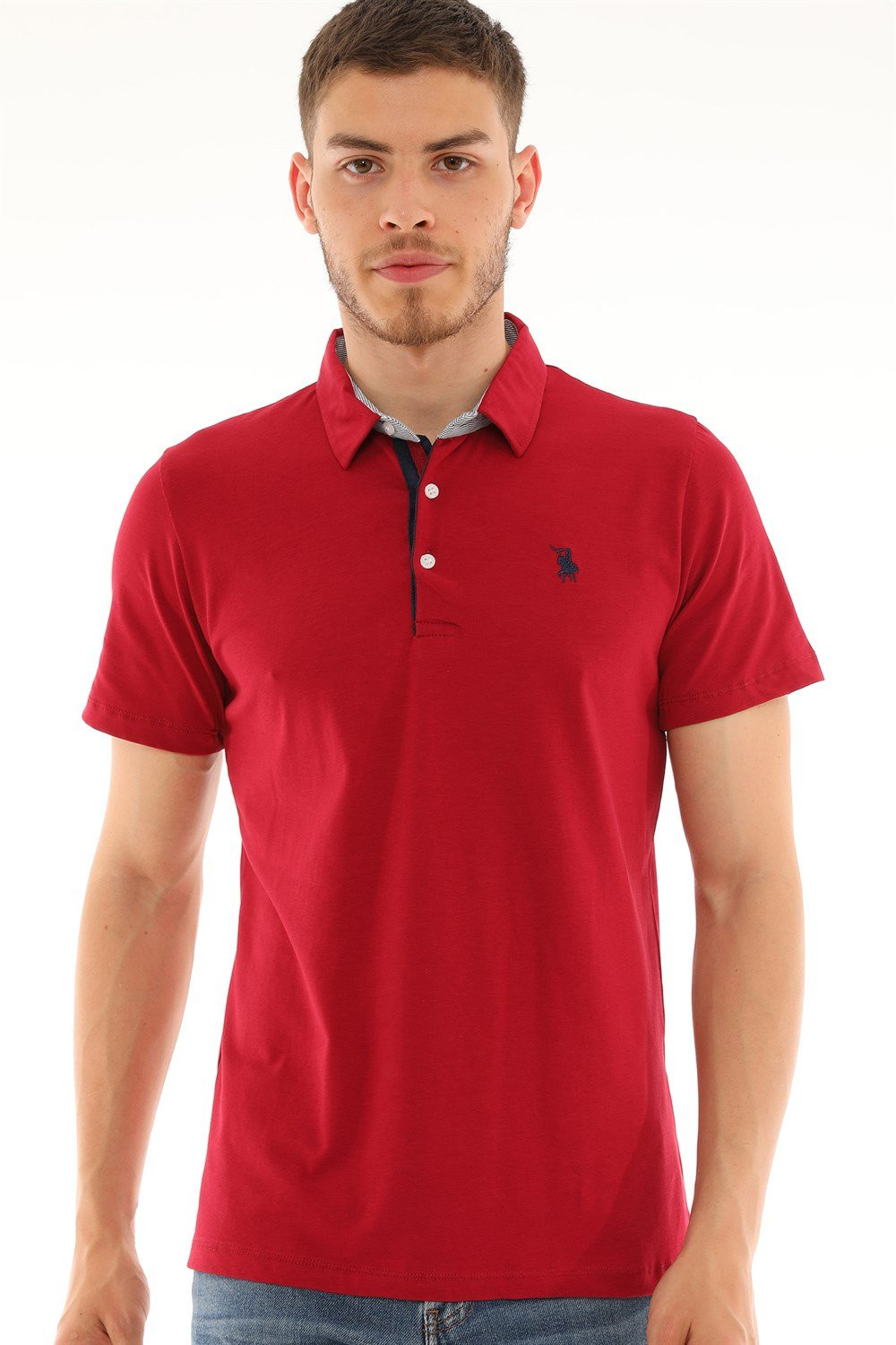 T8582 DEWBERRY MEN'S T-SHIRT-BURGUNDY