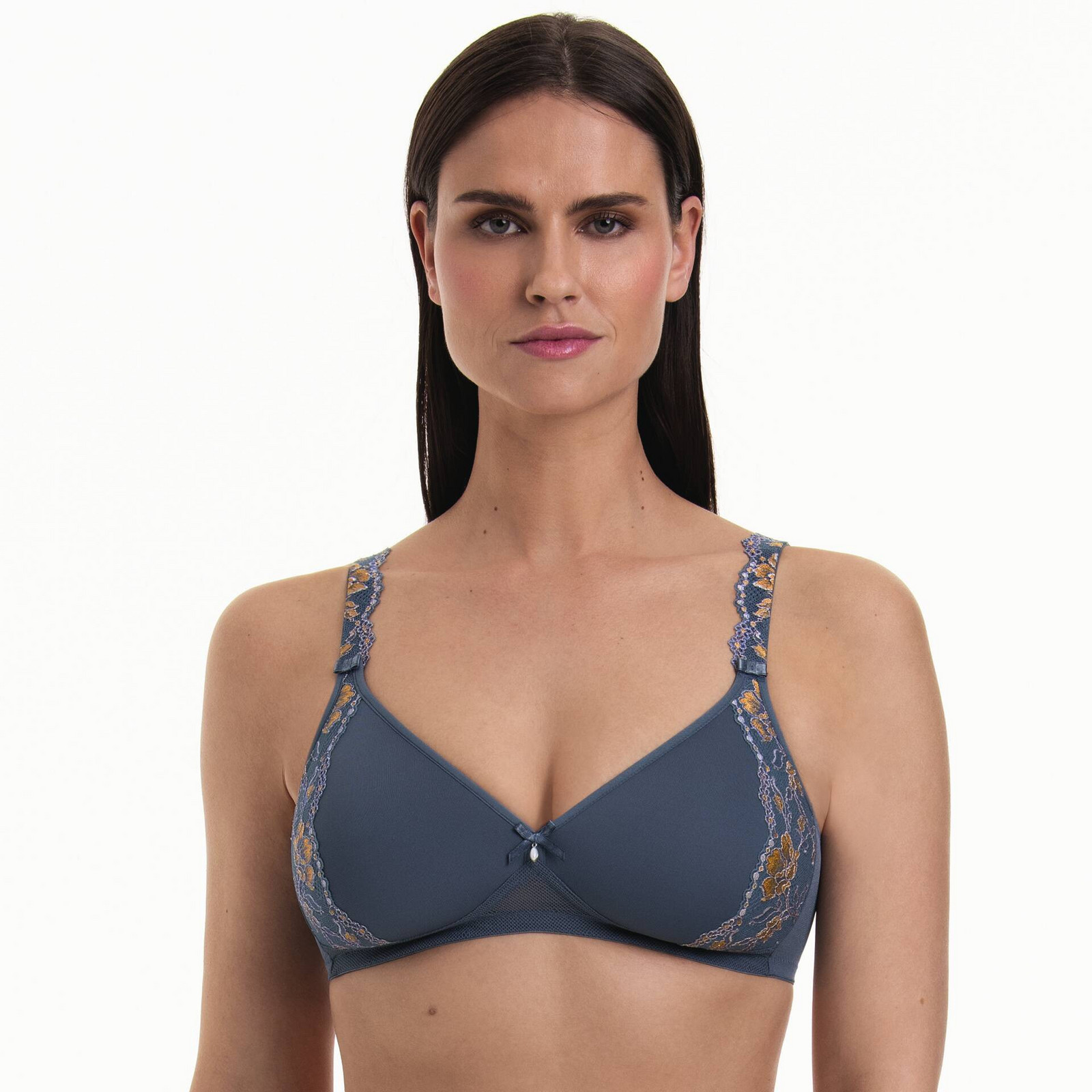 Mäkké košíčky podprsenky Colette s kosticami 5250 sky grey - RosaFaia 469 sky grey 80B