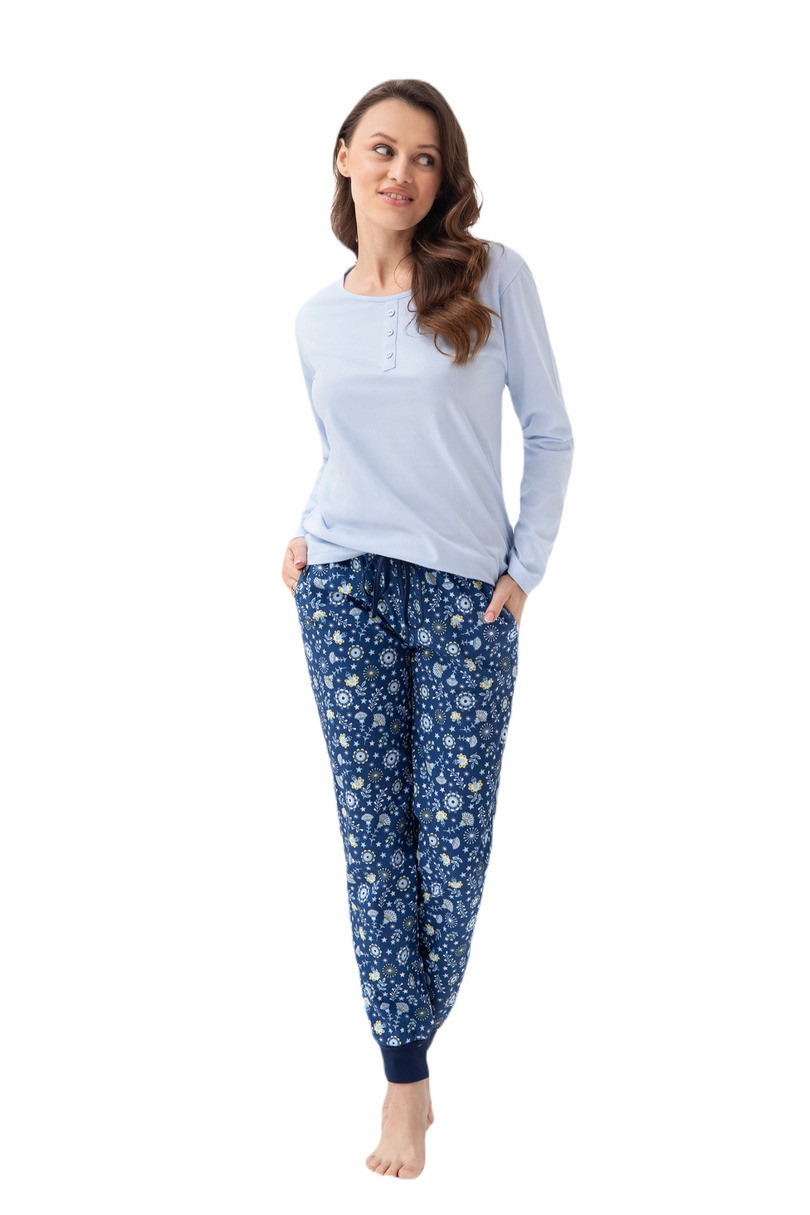 Dámske pyžamo 334 J/24 3XL Modrá XXXL