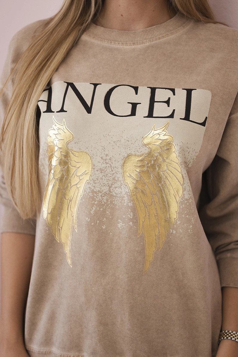 Bavlnený set Angel tepláky + ťavie nohavice UNI