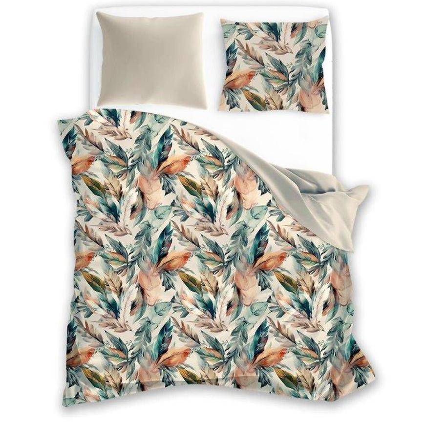 Obliečky z bavlneného saténu Milagro Verde 005 160x200