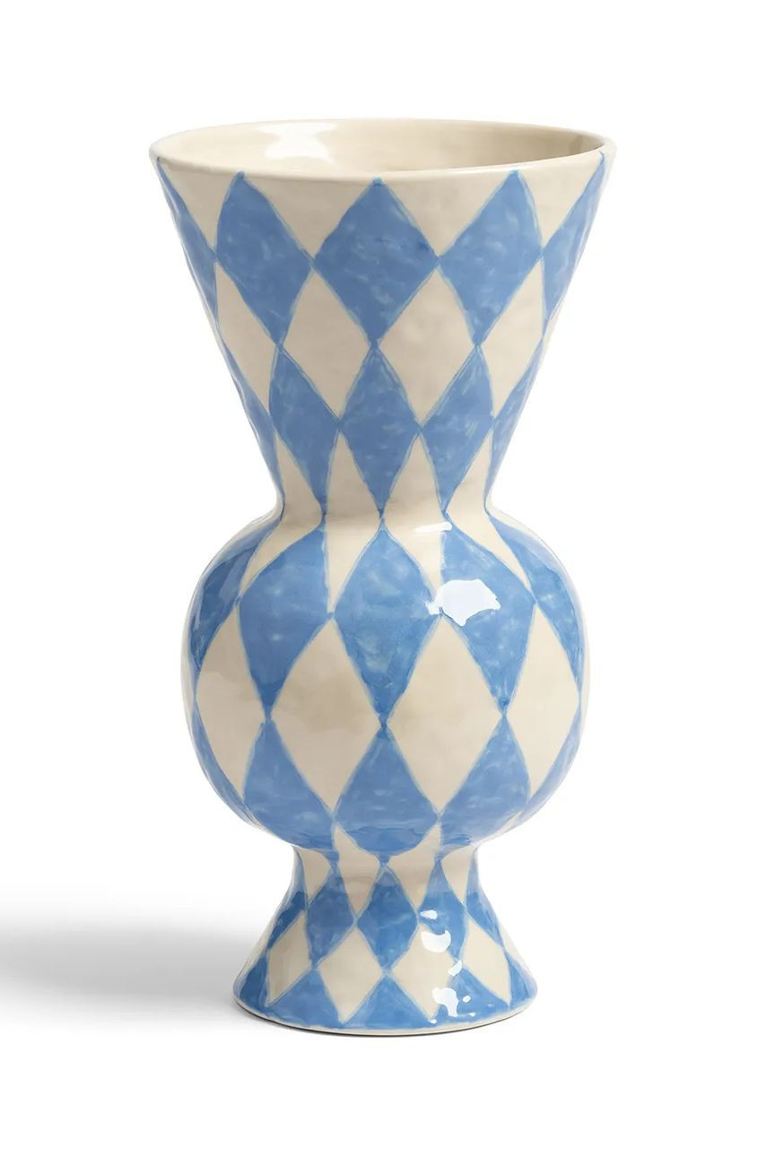 Dekoratívna váza &k amsterdam Rombic Blue