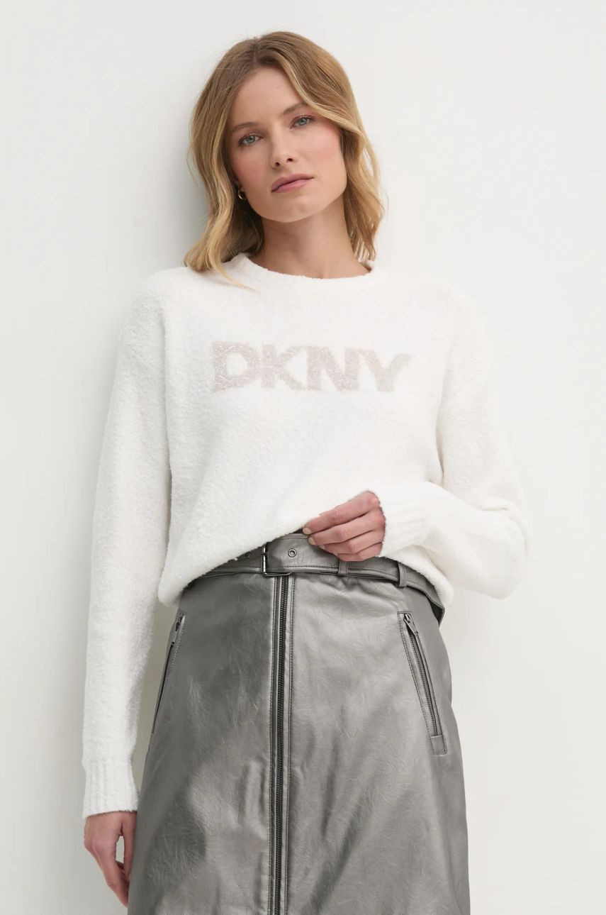 Sveter Dkny dámsky, béžová farba, DJ4R0424