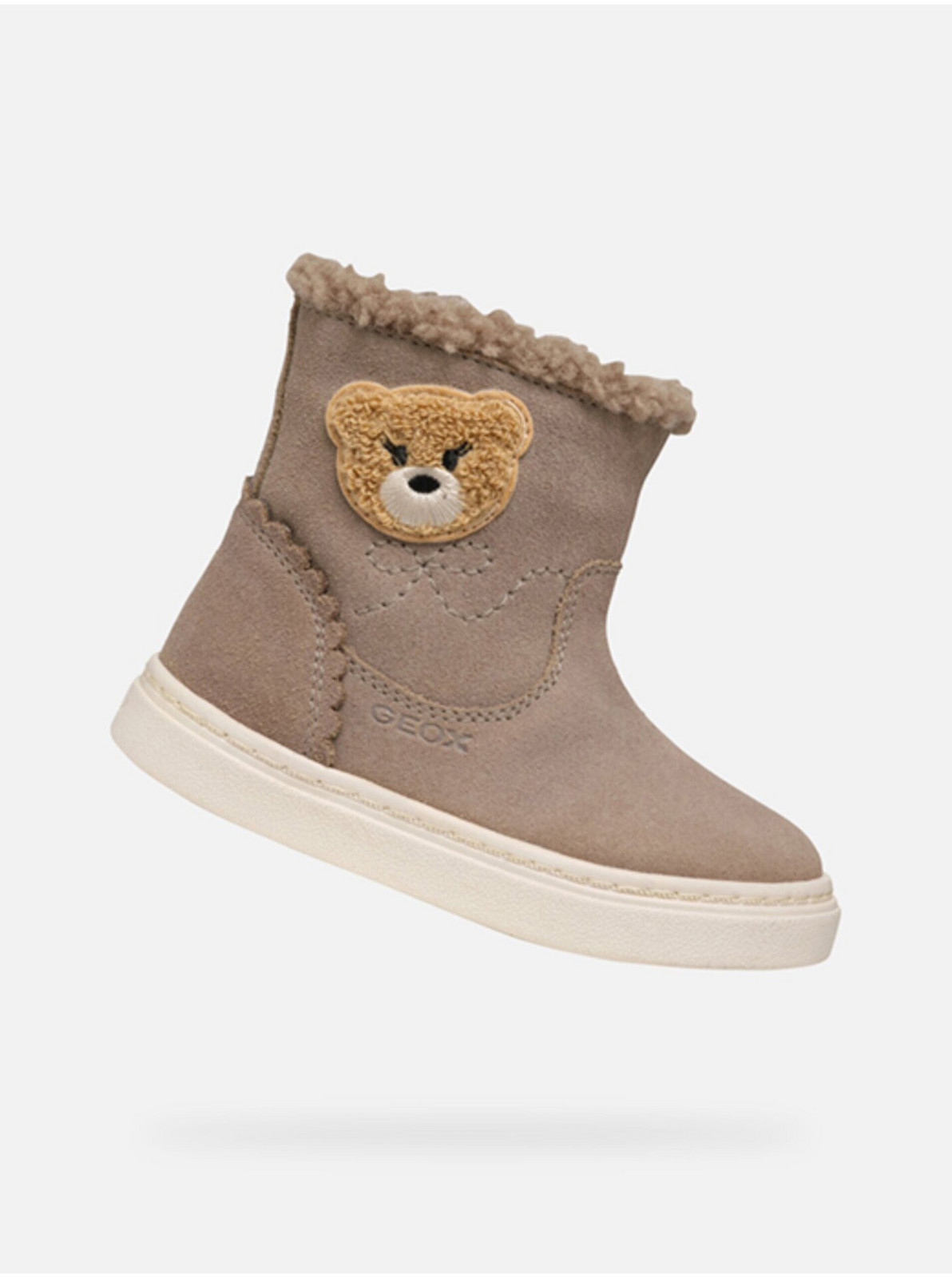 Béžová dievčenská zimná obuv Geox Nashik