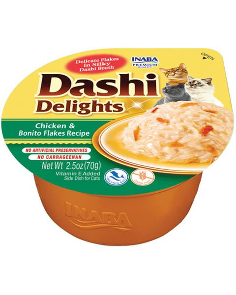 Inaba Dashi Delights cat Kura s bonito vločkami vanička pre mačky 6x70g