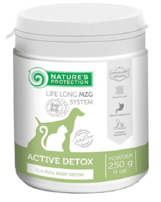 Natures Protection MicroZeoGen dog & cat adult active detox pre psy a mačky 250g