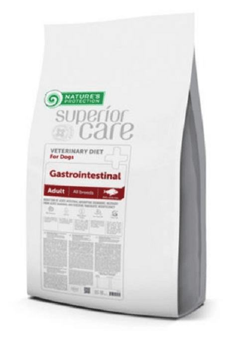 Natures Protection Superior care gastrointestinal dog adult dietetic all breeds white fish granule pre psy 10kg