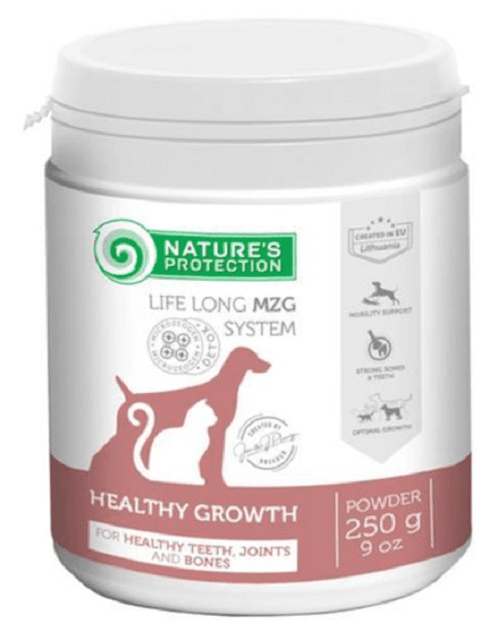 Natures Protection MicroZeoGen dog & cat teeth, joints & bones healthy growth pre psy a mačky 250g