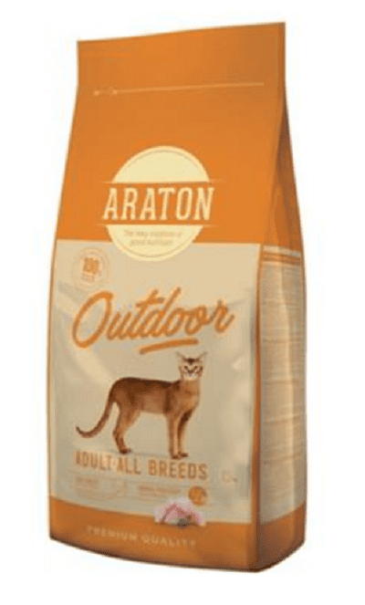 ARATON cat adult outdoor active all breed poultry granule pre mačky 15kg