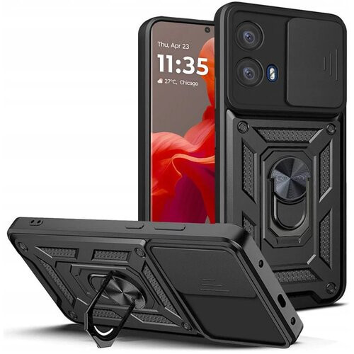 Puzdro Defender Slide Motorola Moto G85 5G - čierne