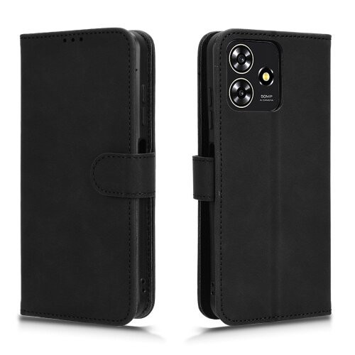 Puzdro Leather Book ZTE Blade A73 4G/V50 Design 4G - čierne