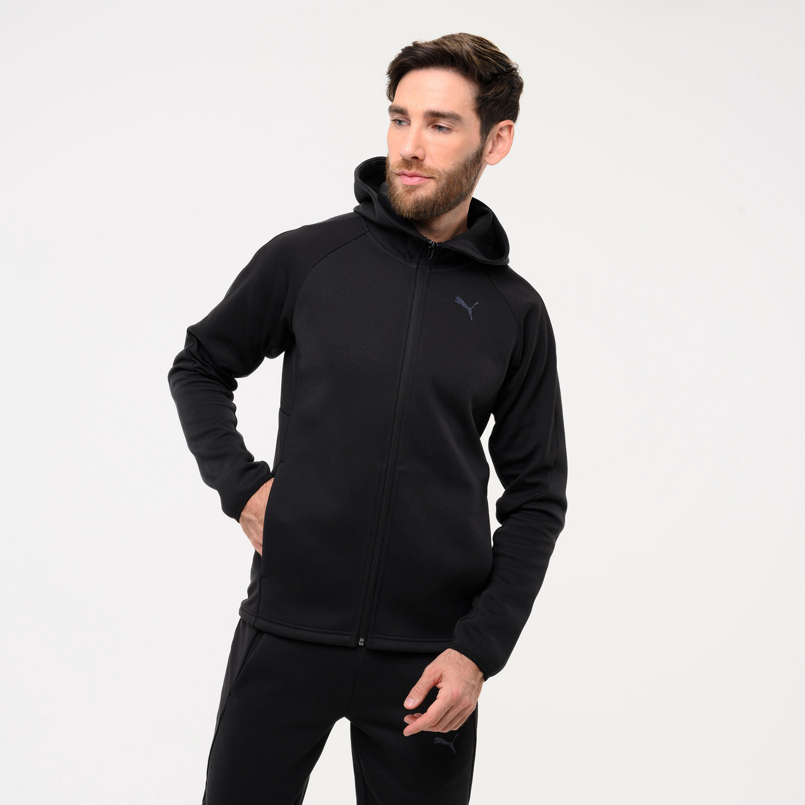 Pánska mikina s kapucňou Puma Active – čierna