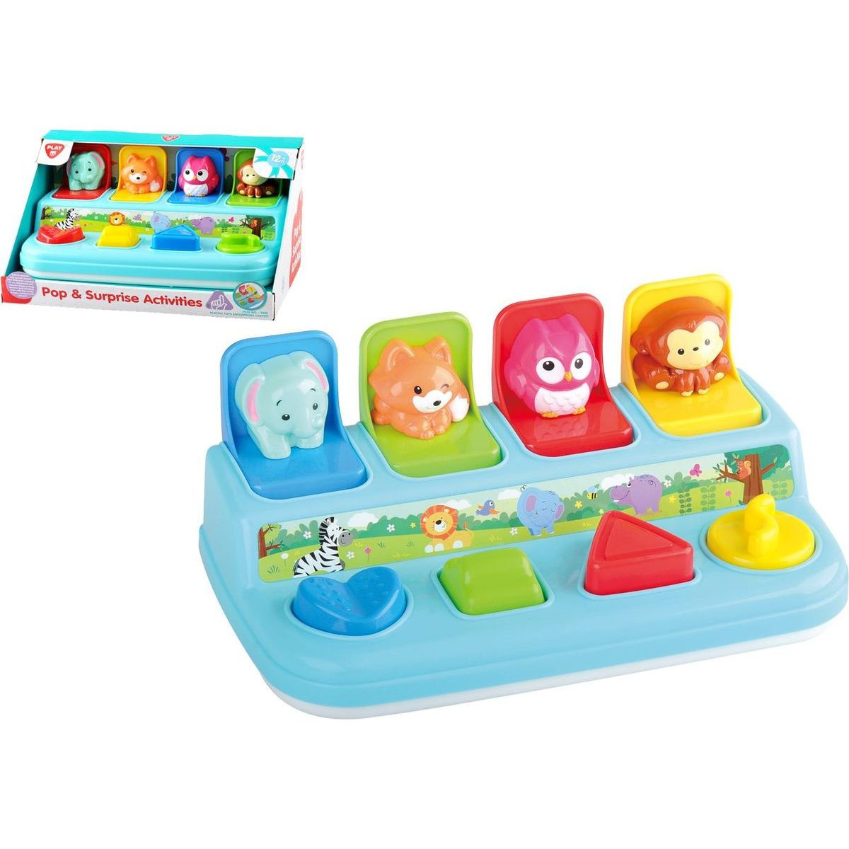 Vkládačka vyskakovací zvířátka plast