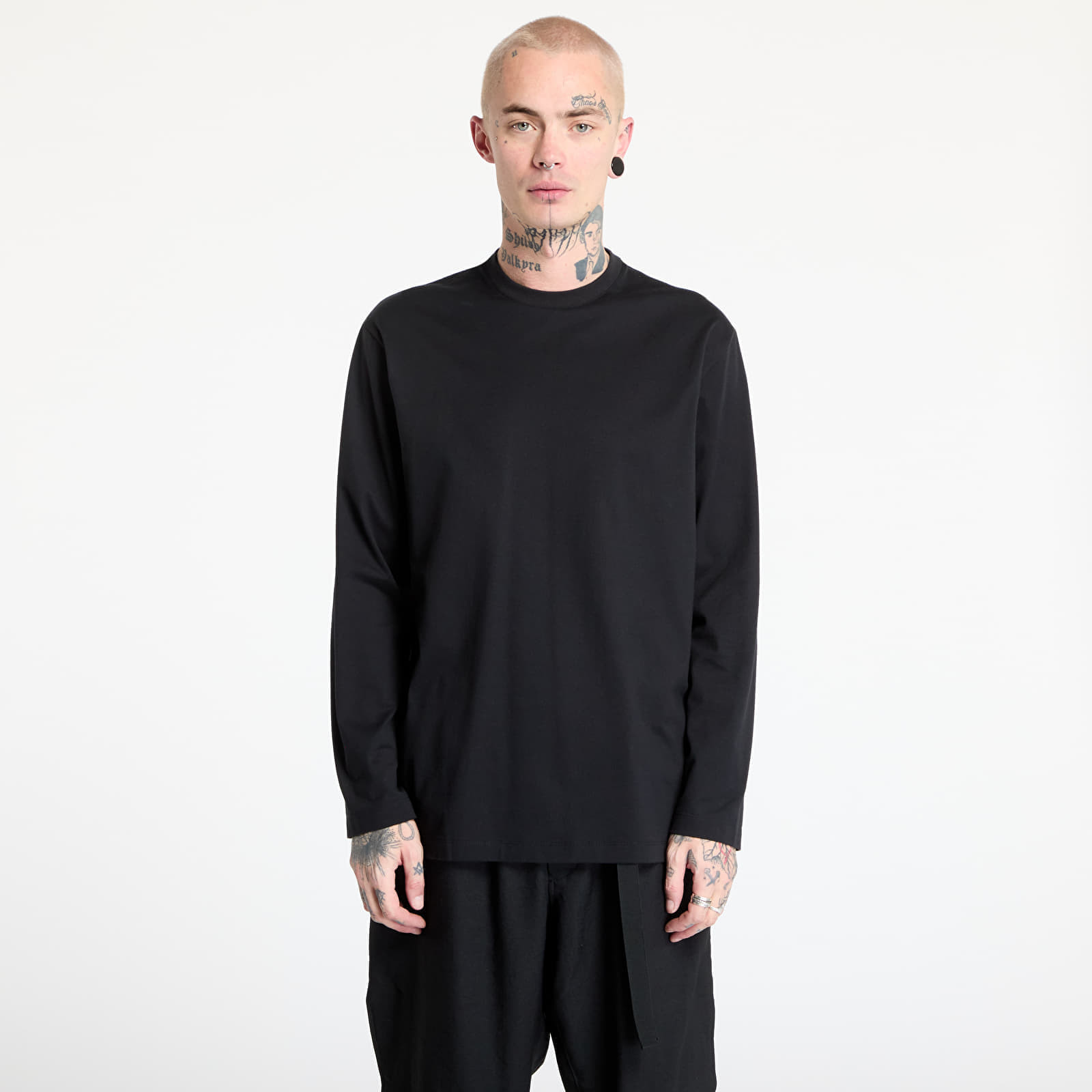Tričko Y-3 Graphic Long Sleeve Top UNISEX Black S
