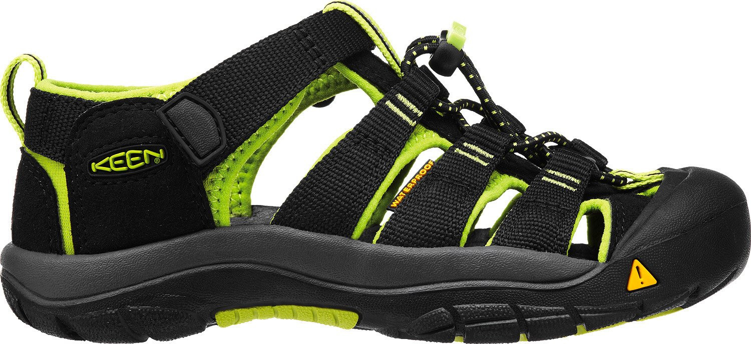 Keen Newport H2 JR Black/Lime Green US 1 Kids' Sandals