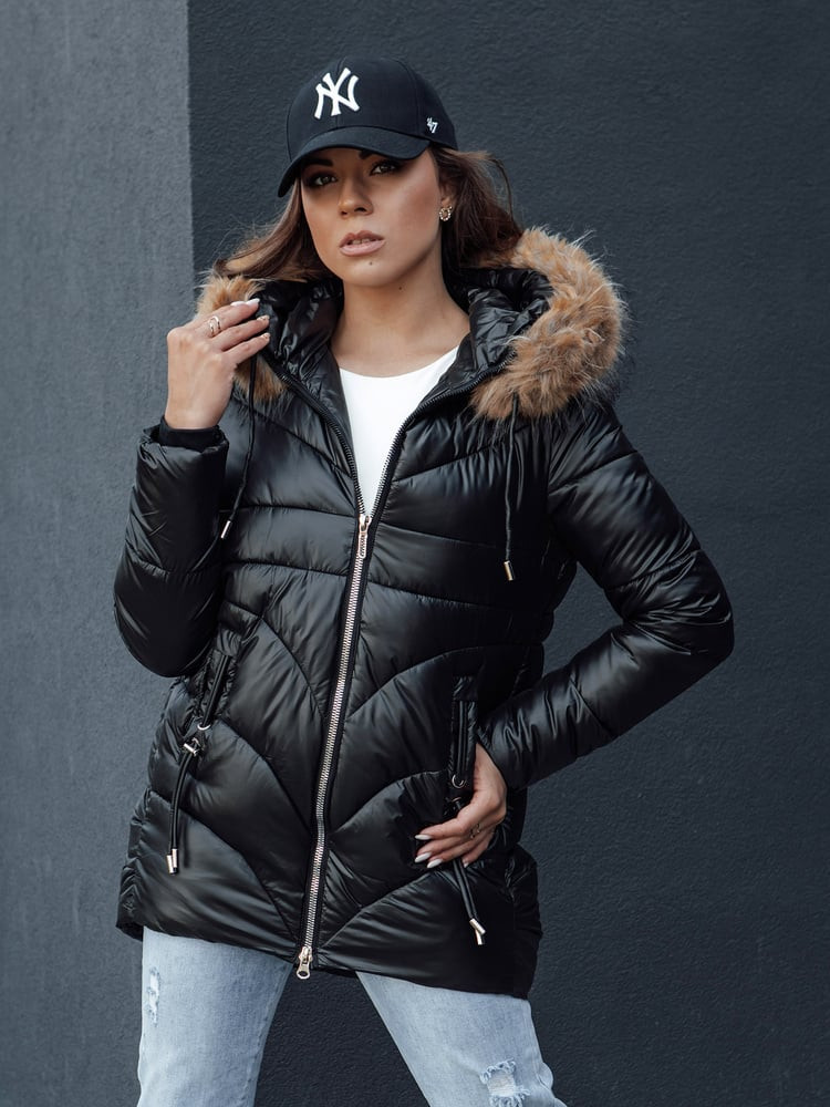 Kurtka damska zimowa WINTERCHIC czarna Dstreet