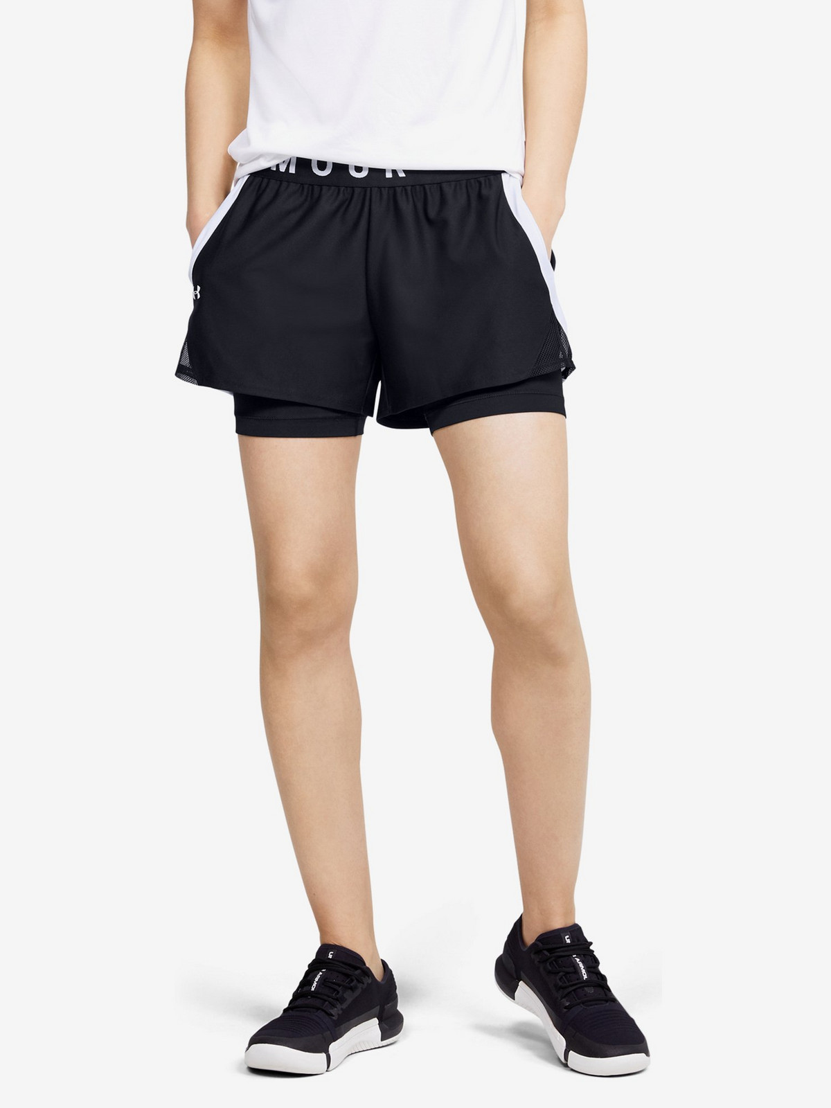 Under Armour Shorts Play Up 2-In-1 Shorts - Women's