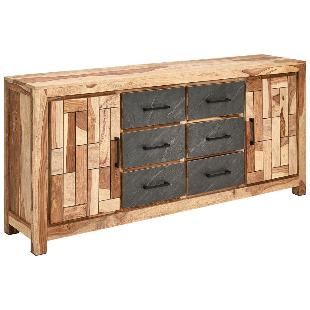 Livetastic ŠIROKÁ KOMODA, indický palisander, 175/80/40 cm