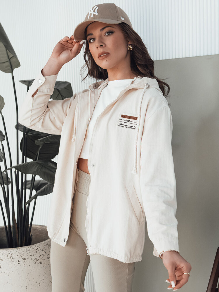 Dámska prechodná bunda ARKAJ light beige Dstreet TY4349 S