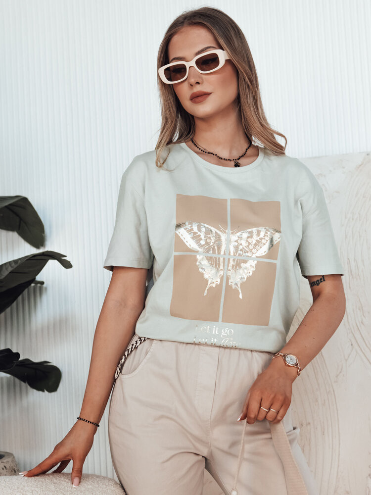 Dámske tričko GLOWY šedé Dstreet RY2597 S/M