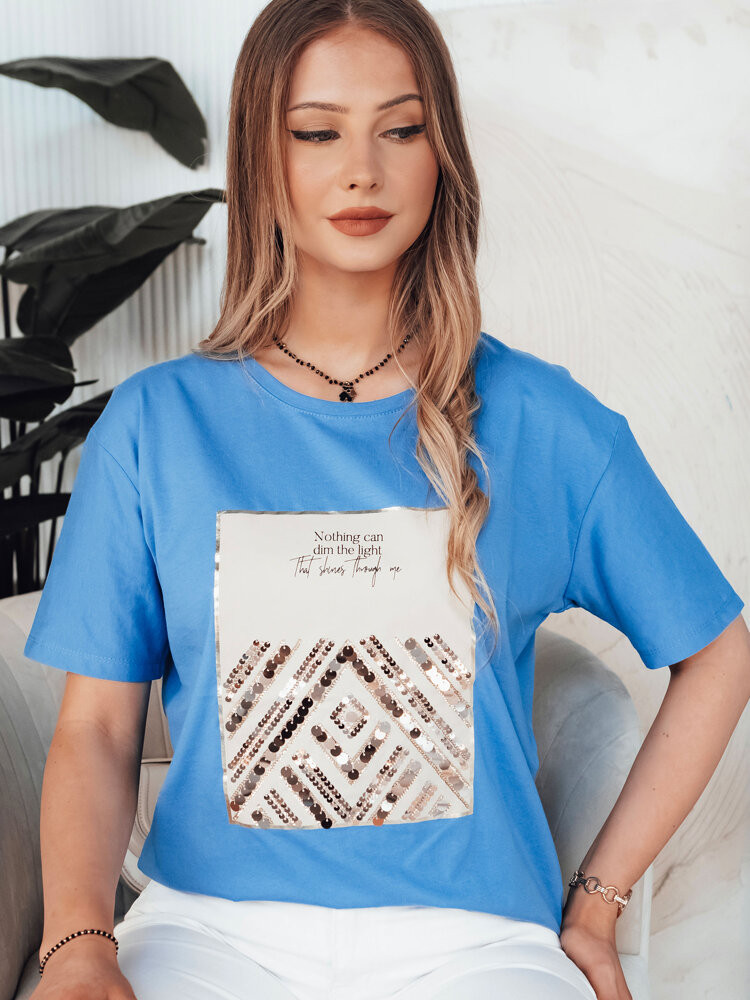CENTIA dámske tričko modré Dstreet RY2613 M/L