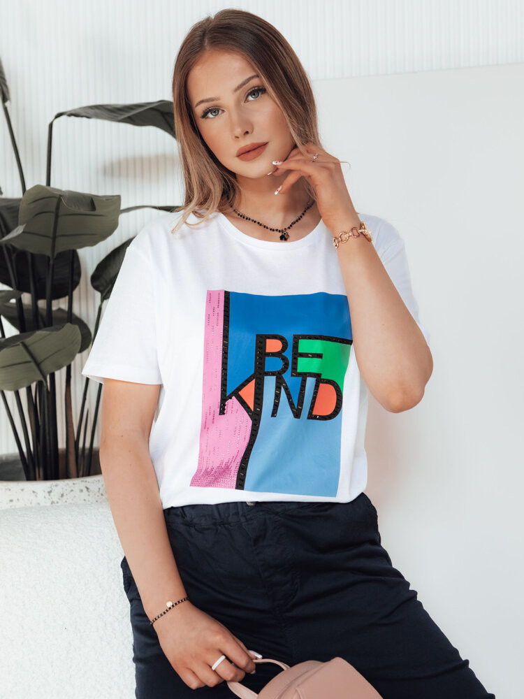 Dámske tričko KINDBE white Dstreet RY2614 S/M