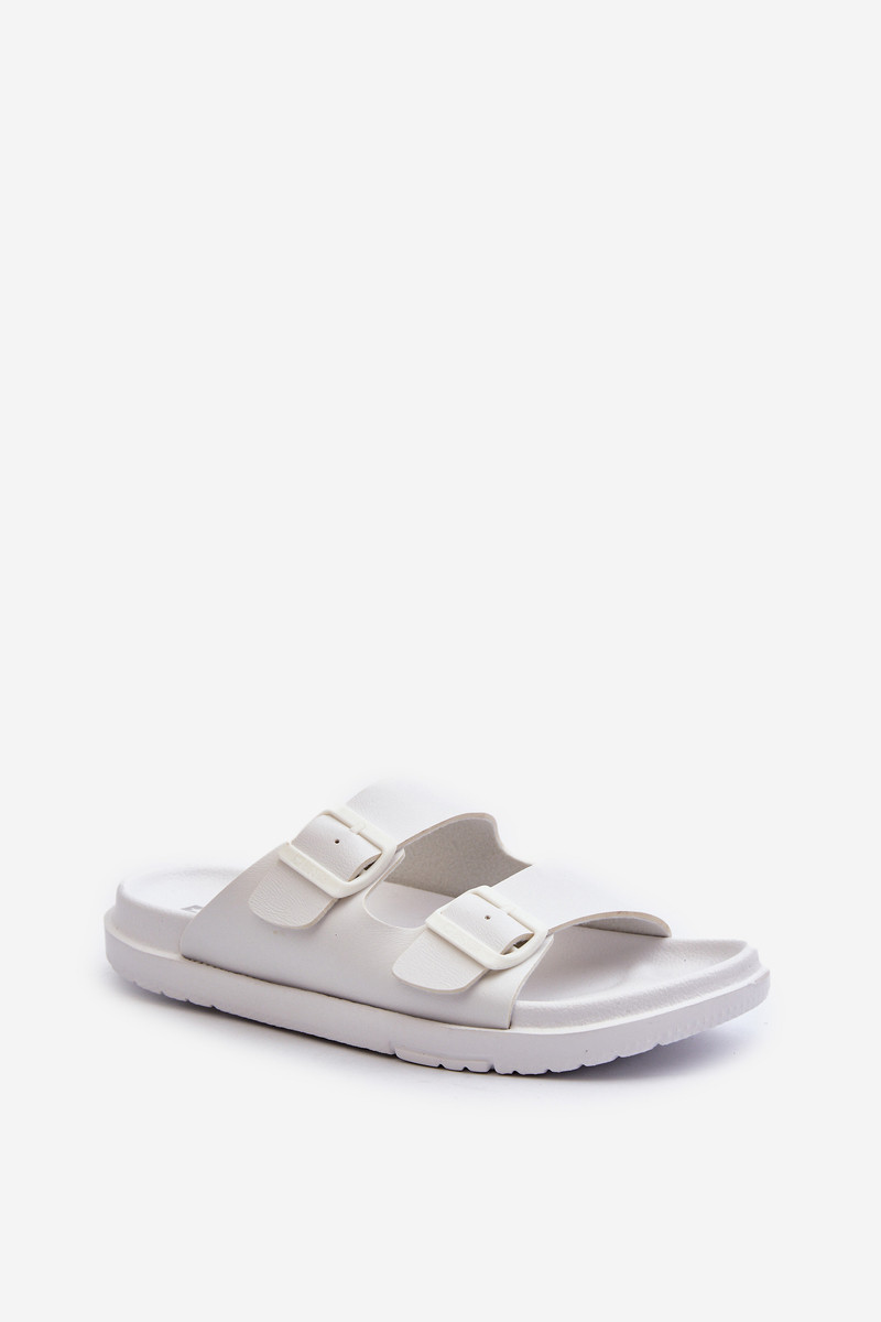 Ľahké pánske papuče s prackami Big Star White 40