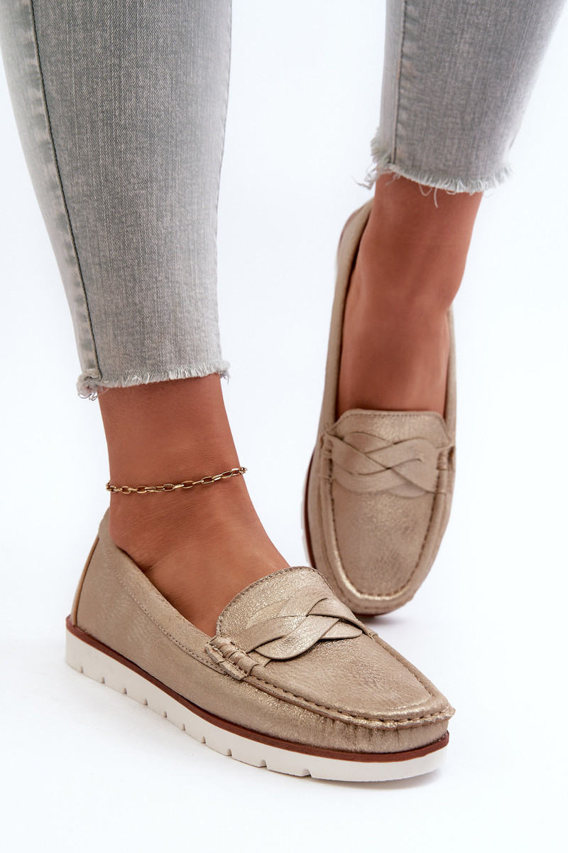 Dámske mokasíny z ekokože Golden Nestalia 38