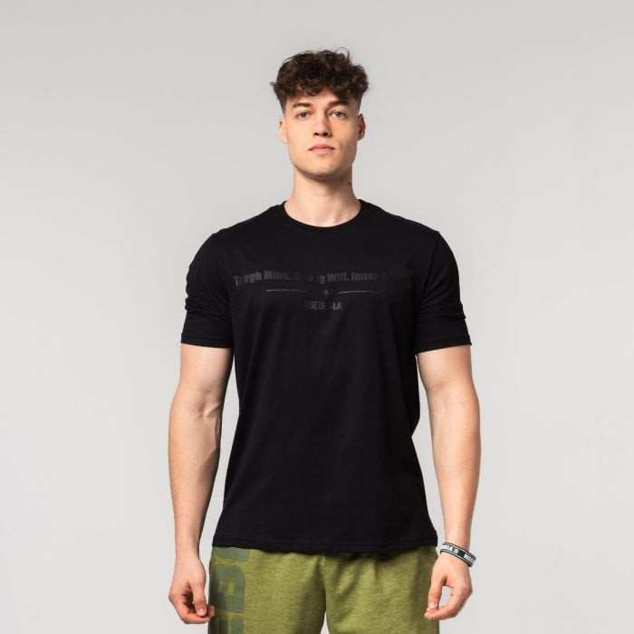 NEBBIA Tričko FLEXIN Black  MM