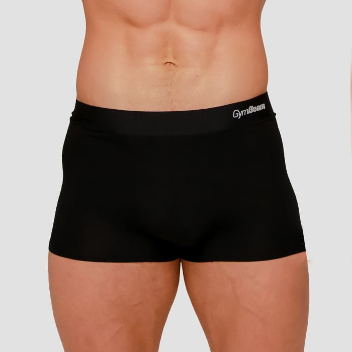 GymBeam Pánske boxerky Soft 2Pack Black  XXXLXXXL