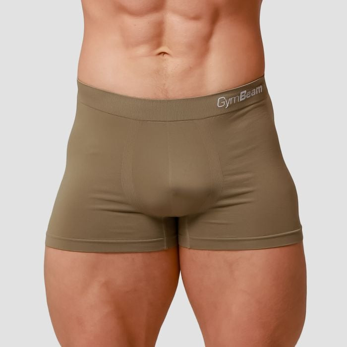 GymBeam Pánske boxerky Seamless 2Pack Army  XXLXXL