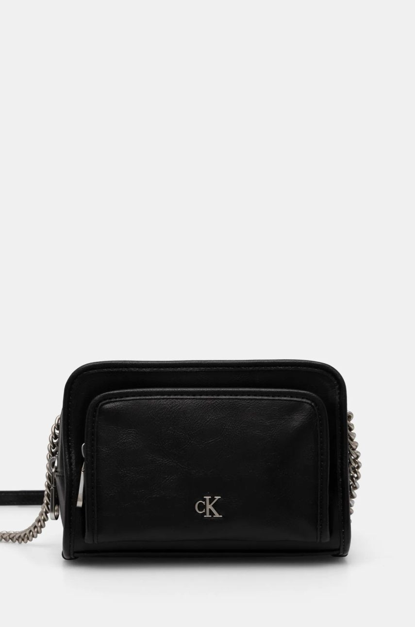 Kabelka Calvin Klein Jeans čierna farba, K60K613047