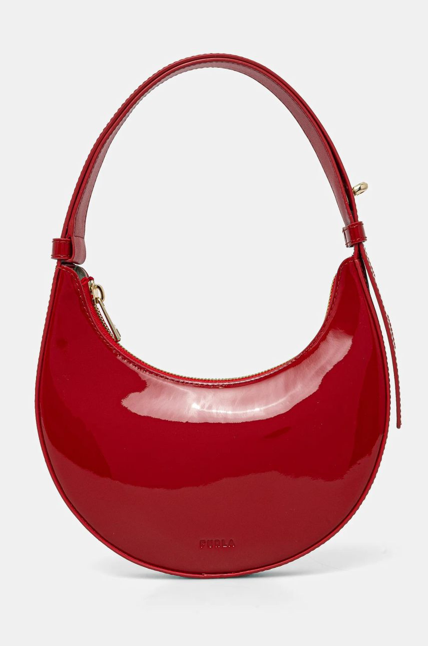 Kabelka Furla červená farba, WE00649 BX0246 RT000