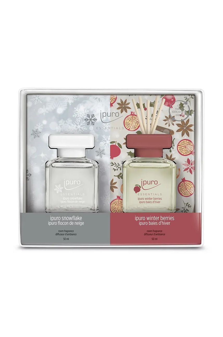 Sada aromatického difuzéra Ipuro Snowflakes & Berries 2 x 50 ml 2-pak viac farieb