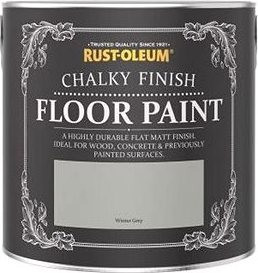 Rust-Oleum Farba na podlahy, Chalky Finish Floor Paint, sivá