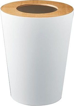 YAMAZAKI Odpadkový kôš Rin 3198, okrúhly, svetlý