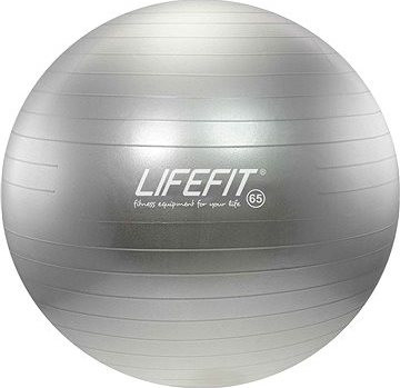 Lifefit anti-burst 65 cm, strieborná