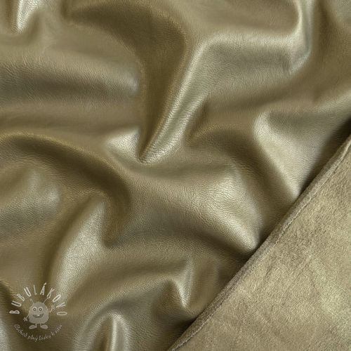 Umelá koža odevná SUEDE army