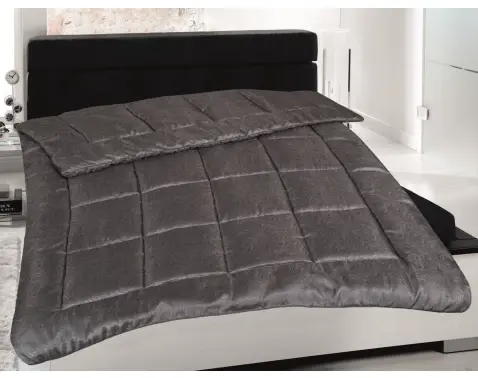 Prikrývka Sienna 140x200 cm, antracitová%